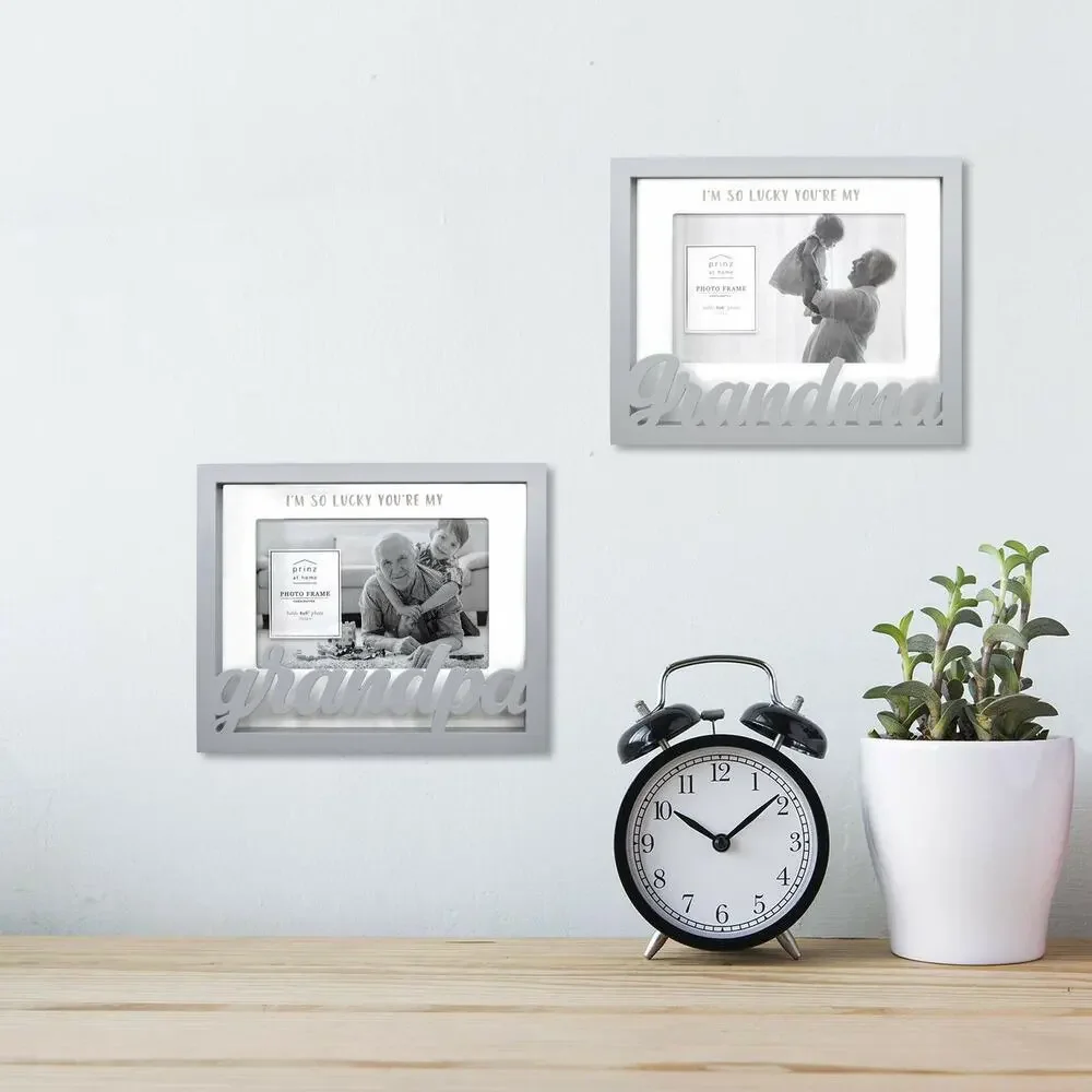 PRINZ Quotable Shadow Box Word Picture Frame‎ with GRANDPA for 4x6